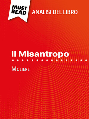 cover image of Il Misantropo di Molière (Analisi del libro)